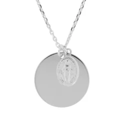 Pendentif Religieux Argent Personnalisé - 2341