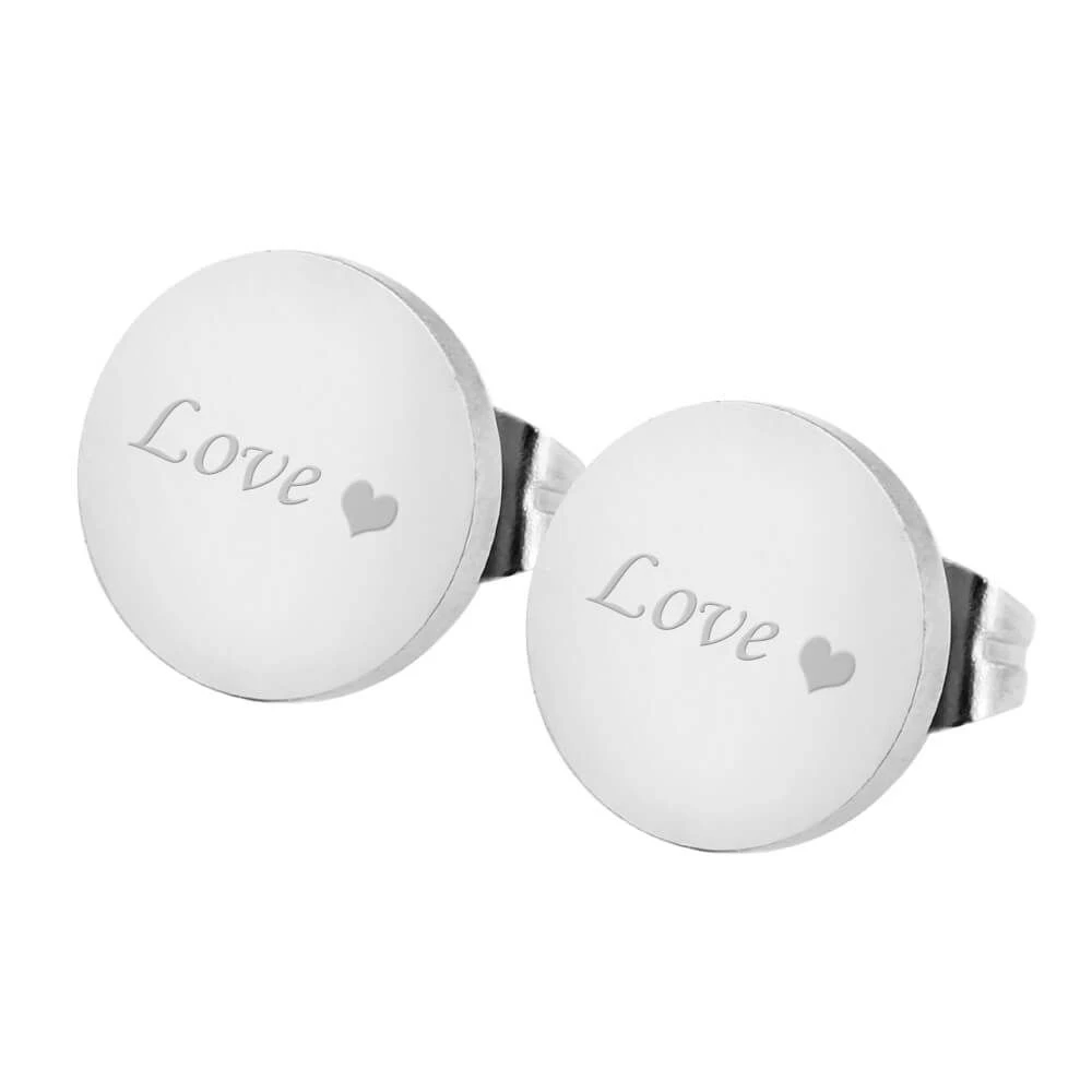 Boucles D'oreilles Acier Personnalisées - 2087 – Image 3