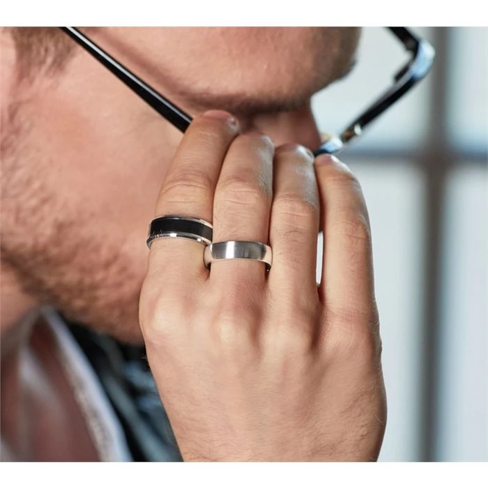 Alliances Acier Personnalisées - 1455 – Image 3