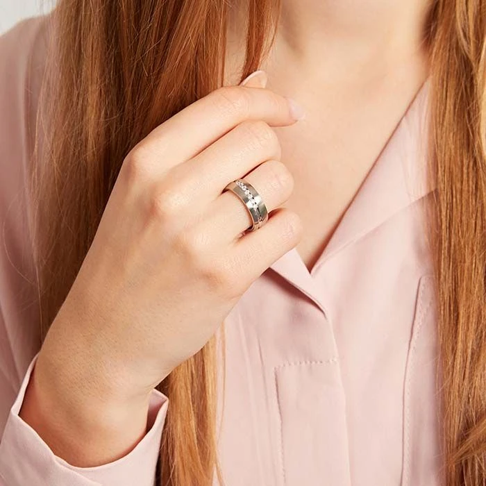 Alliances Acier Personnalisées - 1455 – Image 2