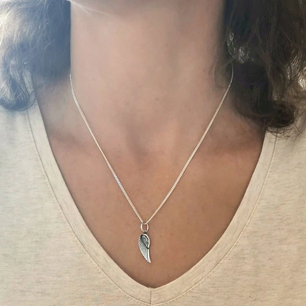 Pendentif Aile Argent Personnalisé - 1771 – Image 2