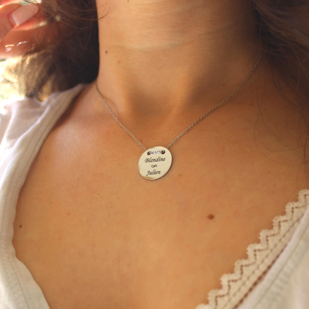 Pendentif Acier Personnalisé - 1899 – Image 2