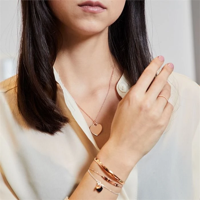 Pendentif Coeur Argent Personnalisé - 1802 – Image 2