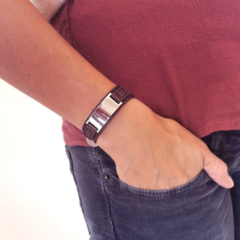 Bracelet Cuir Personnalisé - 0287 – Image 2