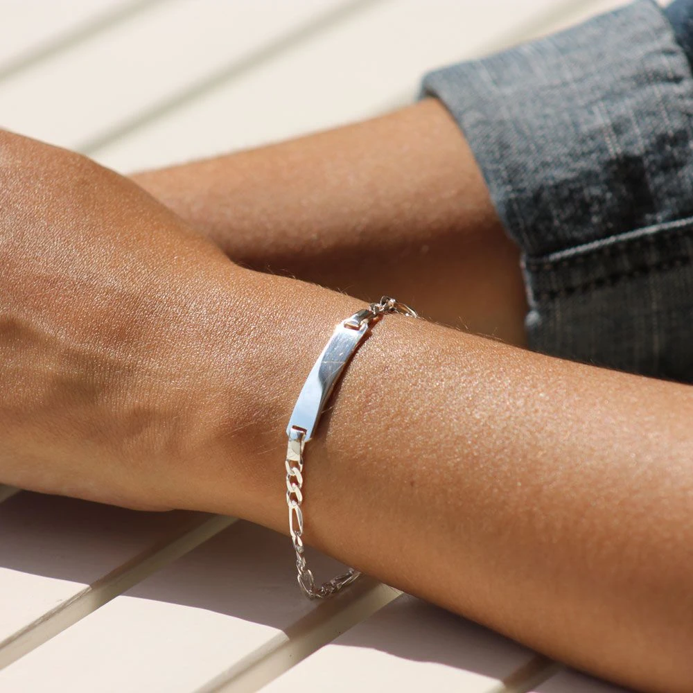 Gourmette Argent Personnalisée - 0214 – Image 2