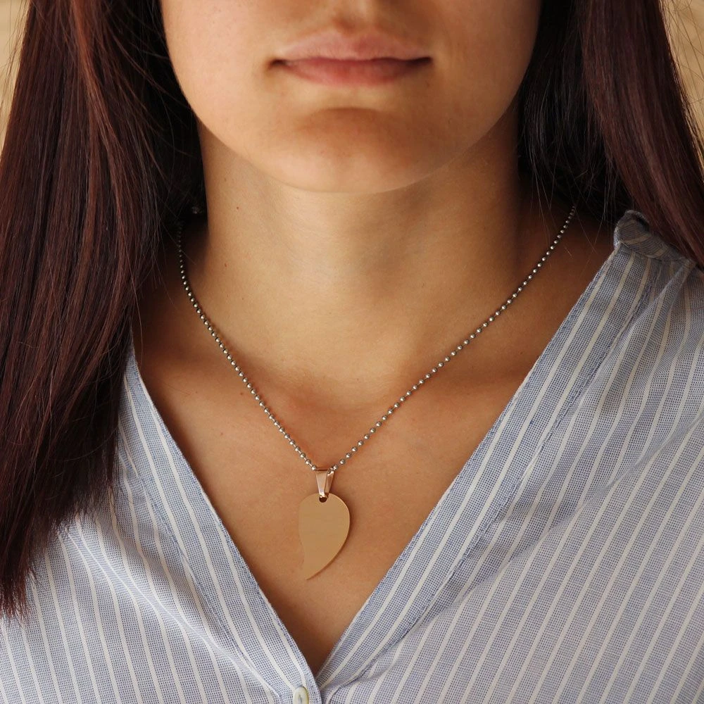 Pendentif Coeur Acier Personnalisé - 1850 – Image 2