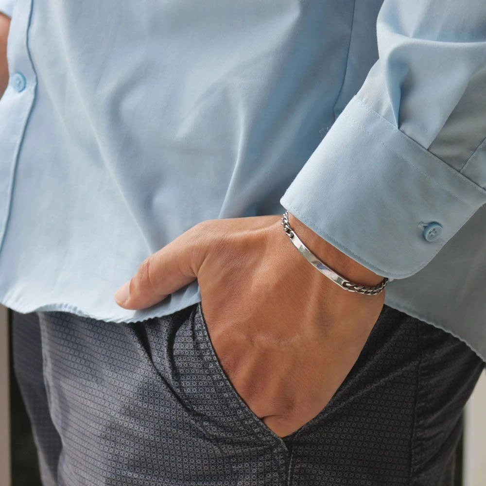 Gourmette Acier Personnalisée - 1856 – Image 2