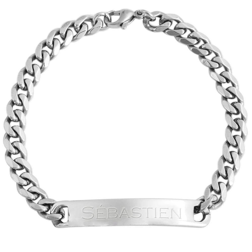 Gourmette Acier Personnalisée - 1888 – Image 3