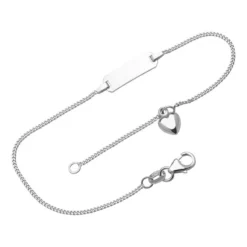 Gourmette Or Blanc Personnalisée - 1792