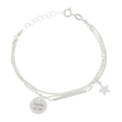 Bracelet Argent Personnalisé - 2363