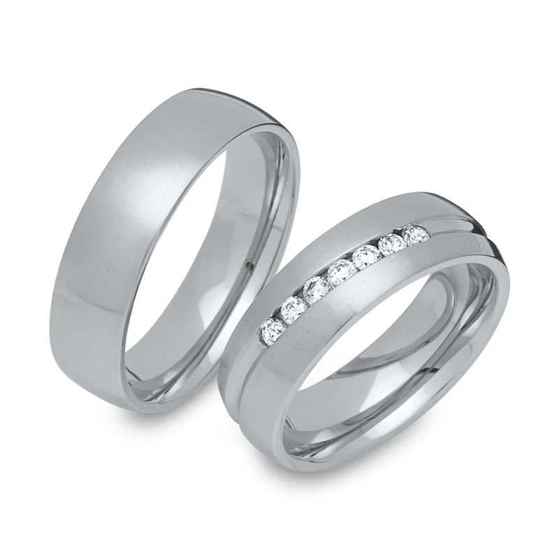 Alliances Acier Personnalisées - 1455