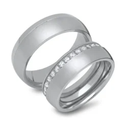Alliances Acier Personnalisées - 1462