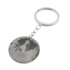 Porte Clé Rond Avec Gravure Photo - 1596