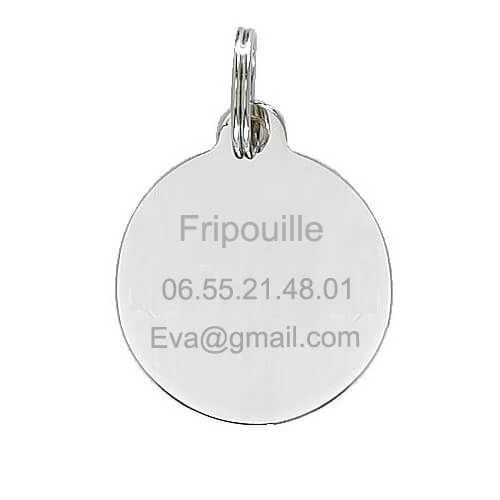 Médaille Chien Acier Personnalisée - 2067 – Image 2