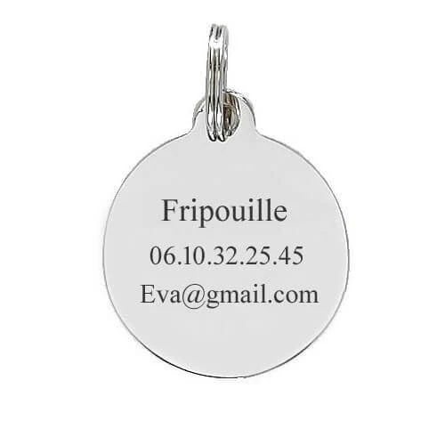 Médaille Chien Acier Personnalisée - 2067 – Image 3