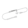 Gourmette Argent Ancre Personnalisée - 2311
