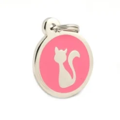 Médaille Chat Acier Personnalisée - 2058