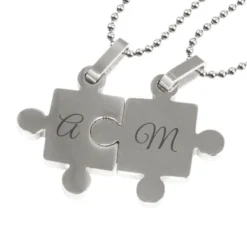 Duo Pendentif Puzzle Personnalisable - 2376