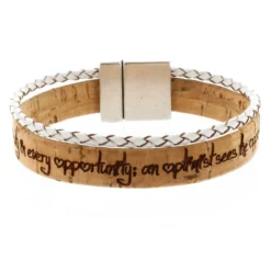 Bracelet Liège Blanc Personnalisé - 2031