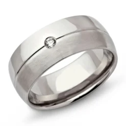 Bague Acier Femme Personnalisée - 0428