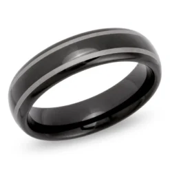 Bague Homme Tungstène Personnalisée - 0407