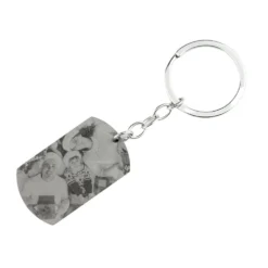 Porte-clé Plaque Avec Gravure Photo - 1593