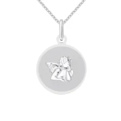 Pendentif Ange Argent Personnalisé - 2236