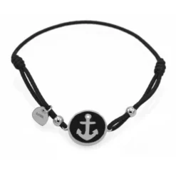 Bracelet Ancre Cordon Personnalisé - 2326