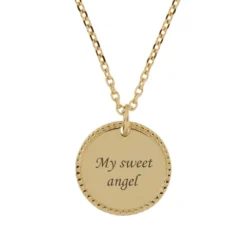 Médaille Plaqué Or Personnalisée - 2353