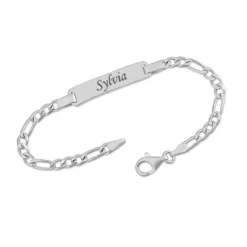 Gourmette Argent Personnalisée - 0214