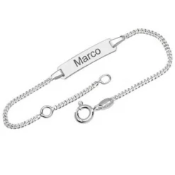 Gourmette Argent Personnalisée - 0211