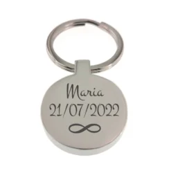 Porte-clé Rond Personnalisé - 0595