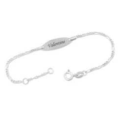 Gourmette Argent Personnalisée - 0696