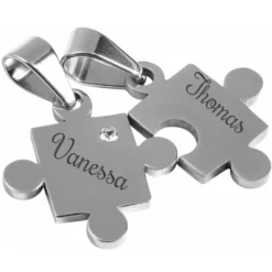 Pendentif Puzzle Personnalisé - 0727