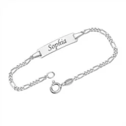 Gourmette Argent Personnalisée - 0892