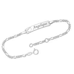 Gourmette Argent Personnalisée - 1097