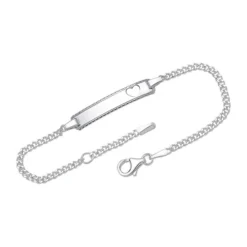 Gourmette Argent Personnalisée - 1100