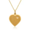 Pendentif Coeur Argent Personnalisé -1114