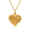 Pendentif Coeur Argent Personnalisé -1116