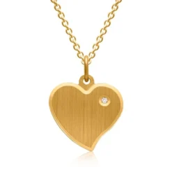 Pendentif Coeur Argent Personnalisé -1116