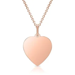Pendentif Coeur Argent Personnalisé -1119
