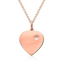 Pendentif Coeur Argent Personnalisé -1120