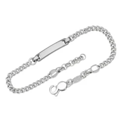 Gourmette Argent Personnalisée - 1121