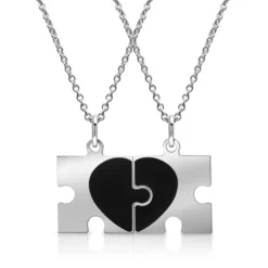 Pendentif Argent Puzzle Personnalisé -1225