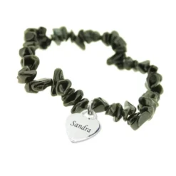 Bracelet Obsidienne Personnalisé - 1237