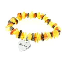 Bracelet Ambre Personnalisé - 1231
