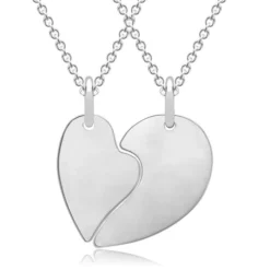Pendentif Coeur Argent Personnalisé - 1501