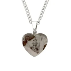 Pendentif Cœur Avec Photo Gravée - 1521