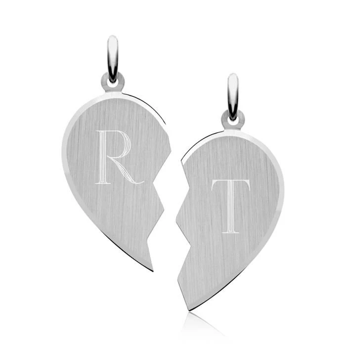 Pendentif Coeur Argent Personnalisé -1582 – Image 3