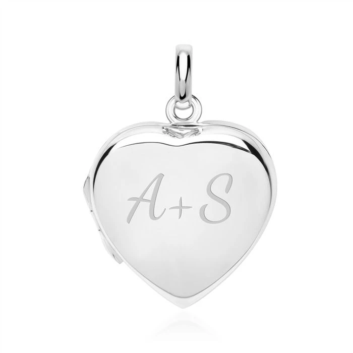 Pendentif Coeur Argent Personnalisé - 0166 – Image 3